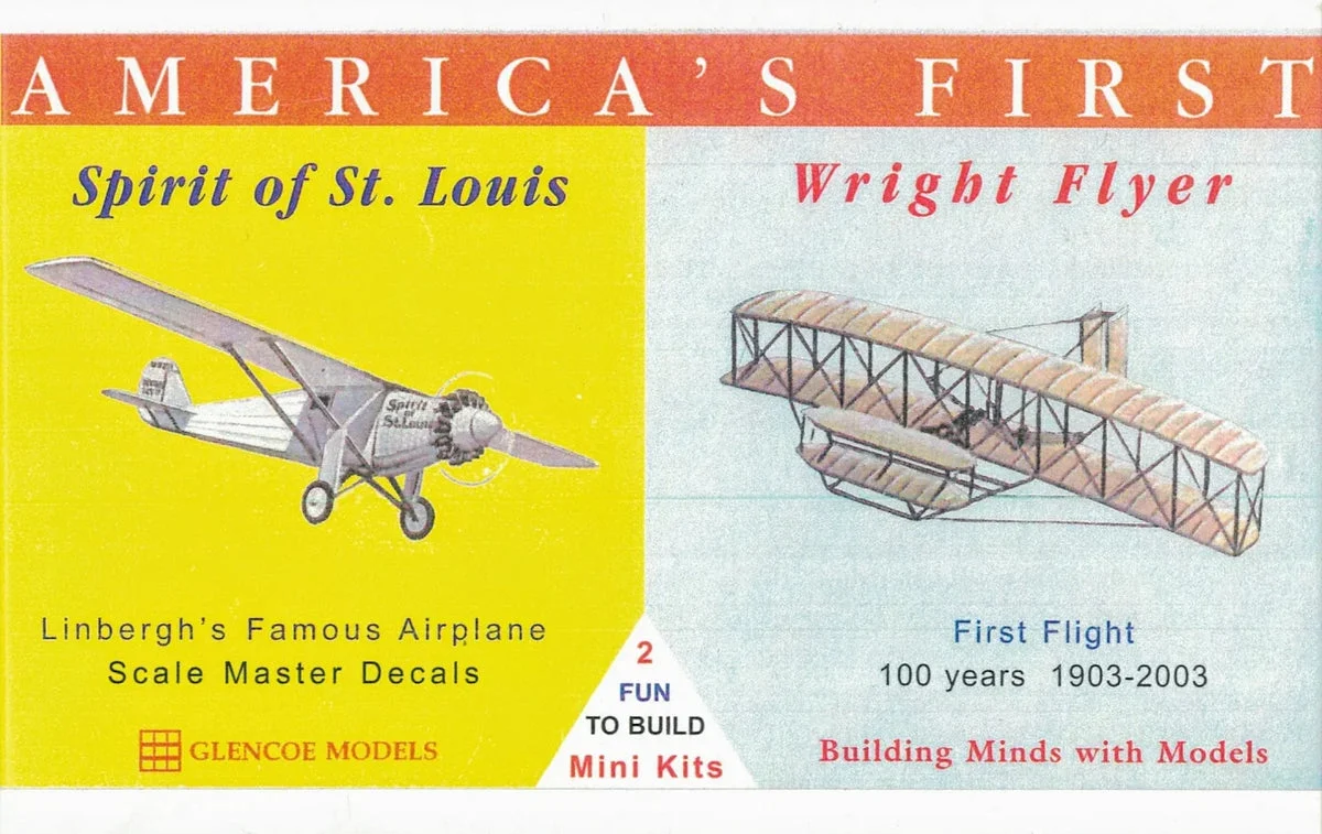 1/100 Glencoe America's First Spirit of St Louis / Wright Flyer 03102