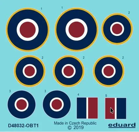 1/48 Eduard Tempest roundels late for EDUARD D48032