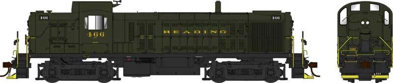 HO Bowser ALCo RS-3 Reading Green Cab #472 w/Sound - 25442