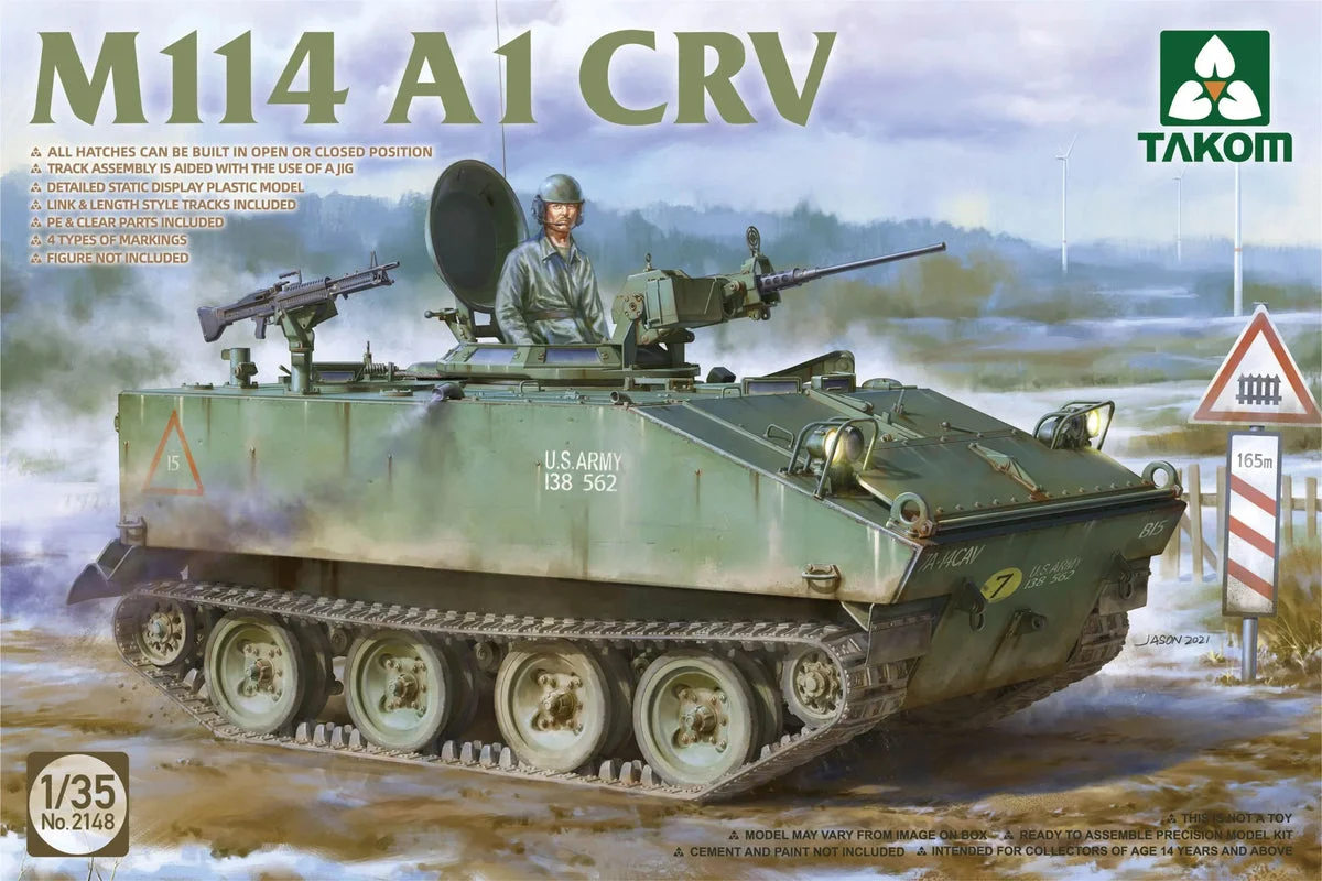 1/35 Takom M114A1 Command Recon Vehicle 2148 - Takom Models