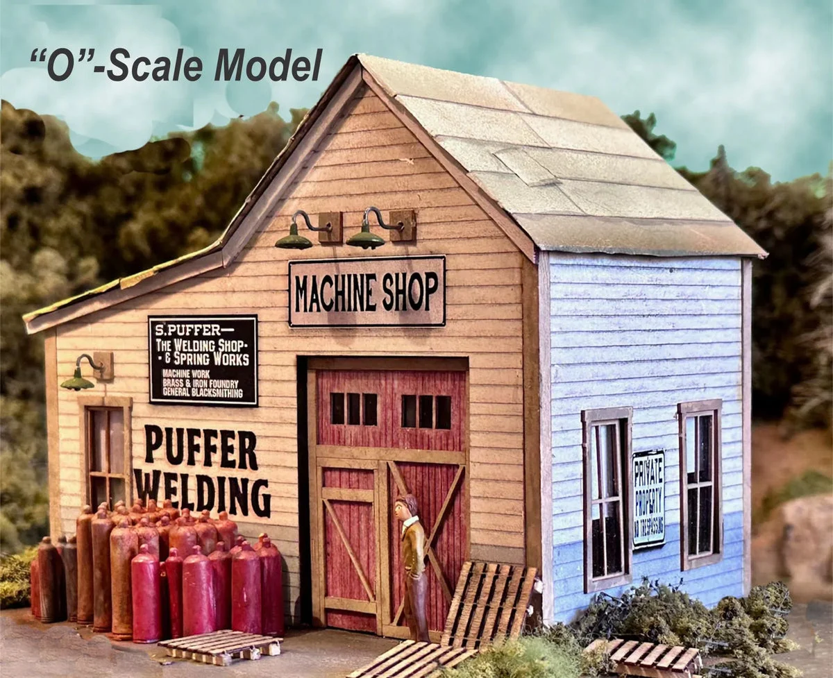 O Scale Bar Mills Puffers Welding 5034 - Bar Mills Models