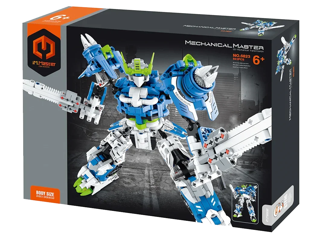 Mechanical Master Building Block Mecha - Blue (941 pcs) 6823