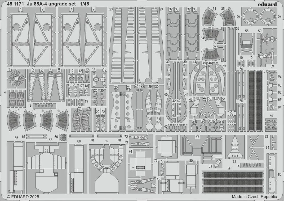 1/48 Eduard Ju 88A-4 upgrade set 481171