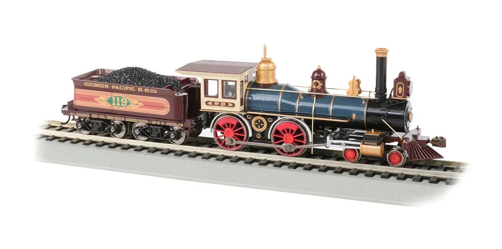HO Bachmann 4-4-0 American - Union Pacific #119 (DCC Sound Value) 52707