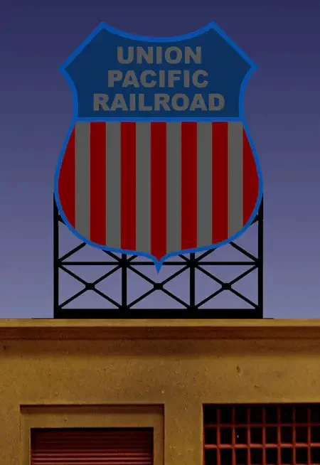 N/HO Miller Engineering Small Union Pacific Billboard 44-1802