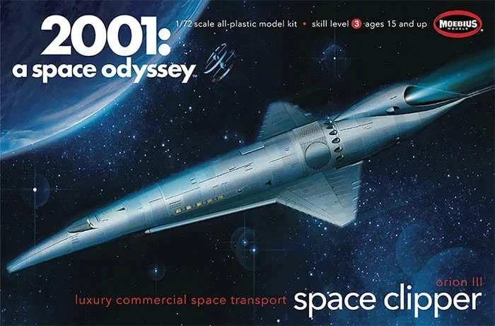 1/72 Moebius 2001: A Space Odyssey Space Clipper Orion III 2001-11