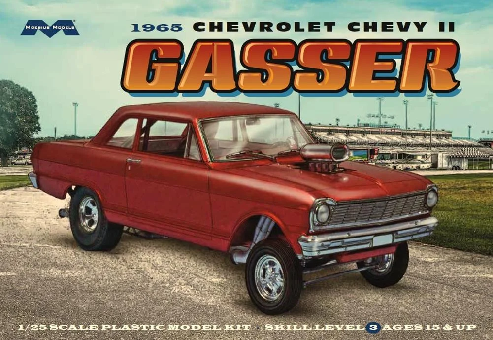 1/25 Moebius 1965 Chevrolet Chevy II Gasser 2324 - Moebius Model