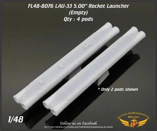 1/48 Flying Leathernecks LAU-33 Dual 5.00 Rocket Launcher - Vietnam 48-8076