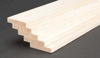 Bud Nosen Balsa Wood Sheet 3/8" x 2" x 36" (5/pkg) 1127