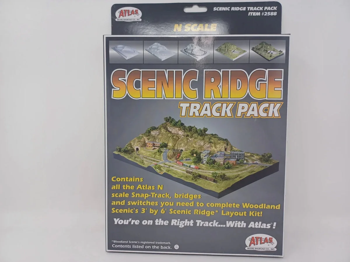 N Atlas Scenic Ridge Track Pack 2588 - Atlas Trains