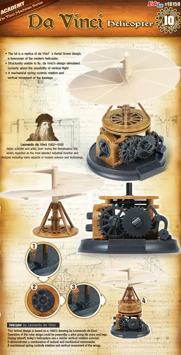 Academy Da Vinci Helicopter 18159 - Academy Models