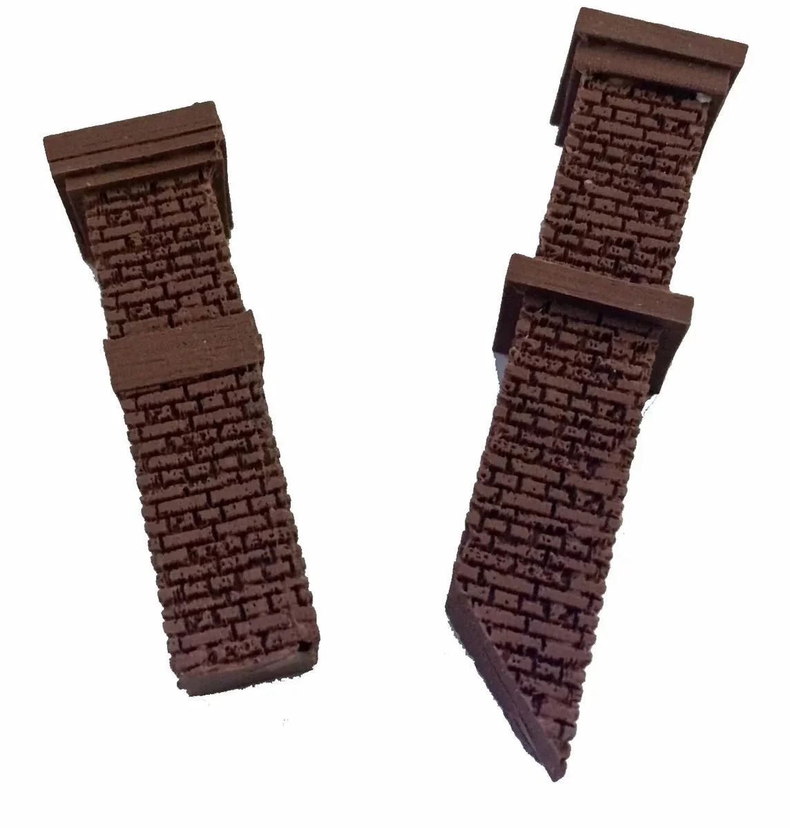 O Scale Bar Mills Aged Tall Chimneys (2 pack) 4033 - Bar Mills Models
