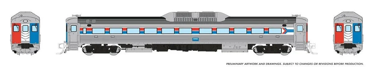 N Rapido Budd RDC-1 (Ph 1) (DC/Silent): Amtrak - Ph II 516001