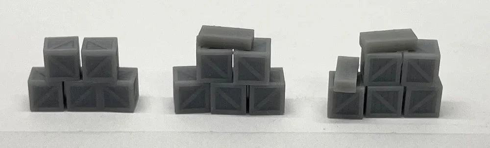 N Phoenix Precision 3′ Crate Stack Assortment of 5 Cubes Plus 30535 - Phoenix Precision Models
