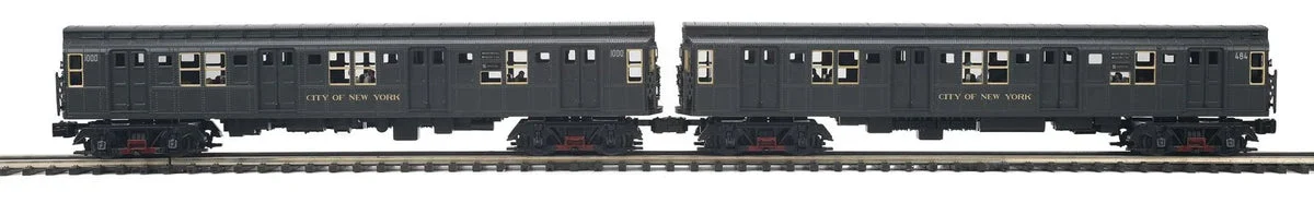 O MTH Metropolitan Transportation Authority R1 2-Car Subway Transit Holiday Train 20-21941-3