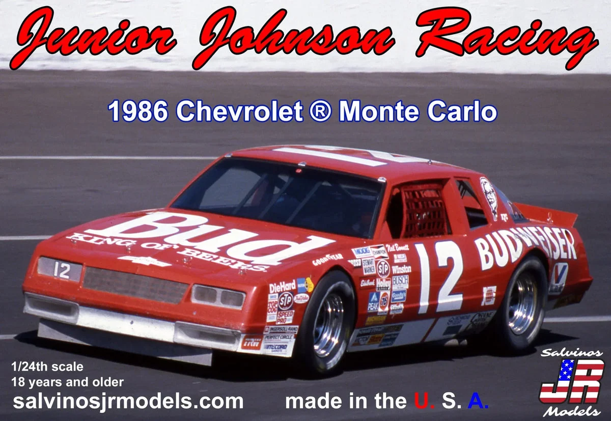 1/24 Salvino Junior Johnson Racing 1986 Monte Carlo #12 22624 - Salvino JR Models