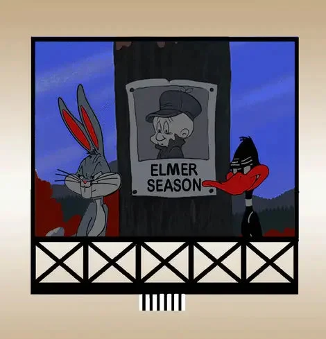 N/HO Miller Engineering Small Elmer Fudd Billboard 44-6502