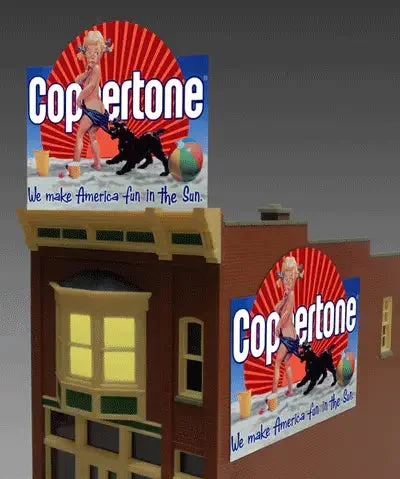 O/HO Miller Engineering Coppertone Billboard 1061