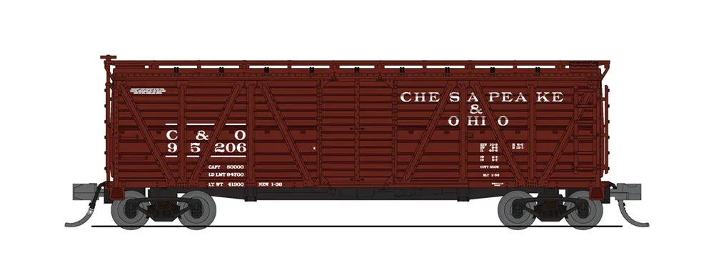 N Broadway Ltd Stock Car with Hog Sounds Chesapeake and Ohio 6571