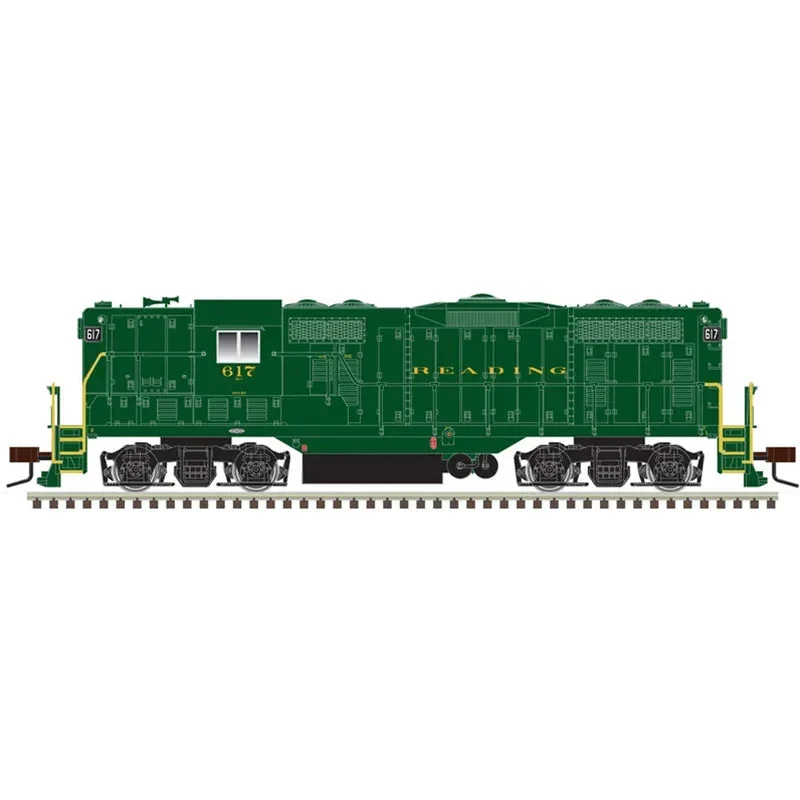 HO Atlas GP7 Silver Reading 614 (Pullman Green) 10003948 - Atlas Trains
