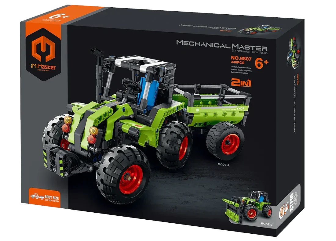 Mechanical Master Farm Series Tractor 2in1 (348 pcs) 6807