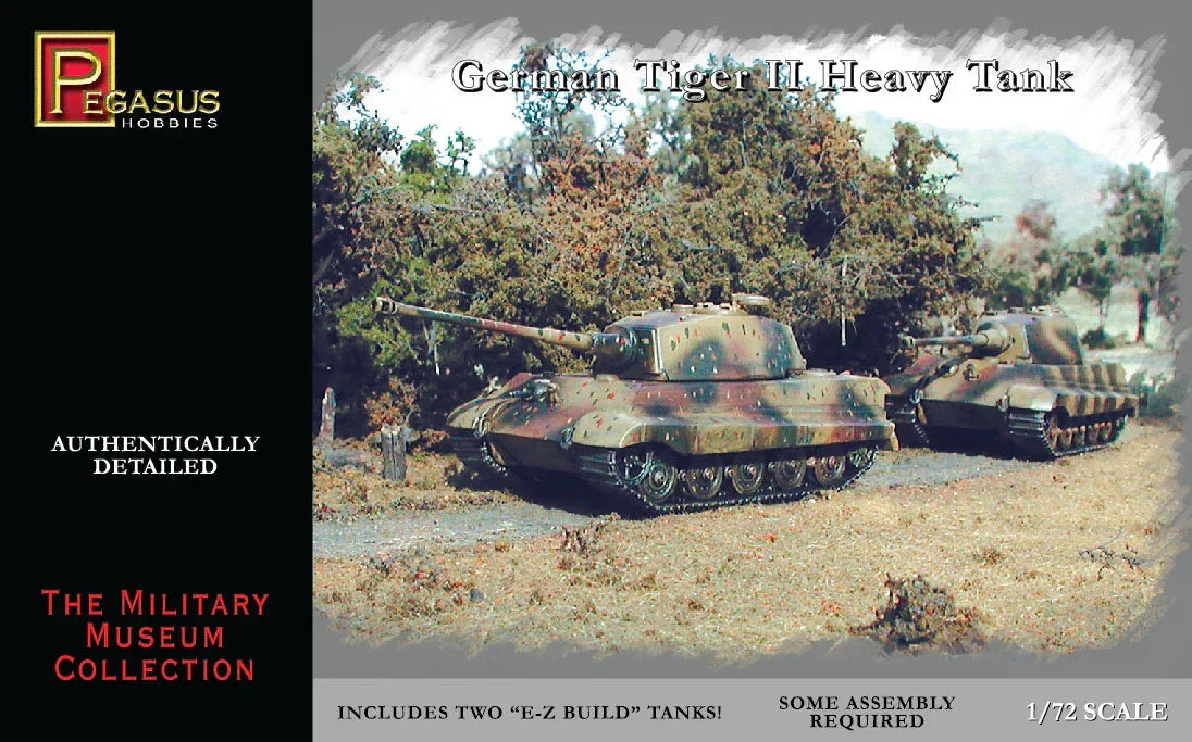 1/72 Pegasus German Tiger II Heavy Tank 7627