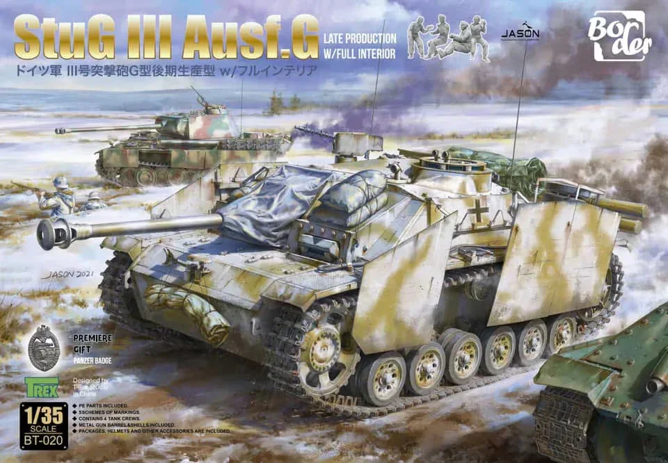 1/35 Border Model Stug III Ausf. G Late Production w/Full Interior BT020