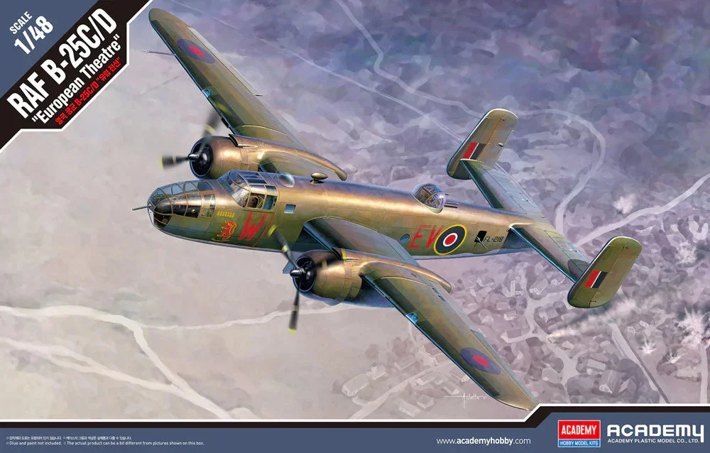 1/48 Academy RAF B-25C/D "European Theatre" 12339