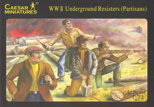 1/72 Pegasus WWII Underground Resistance C006