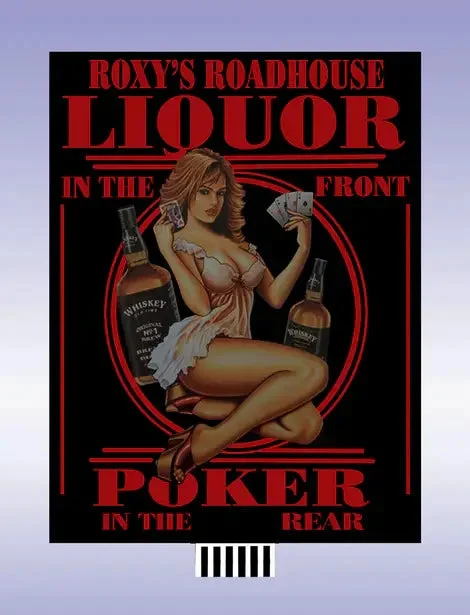O/HO Miller Engineering Large Roxy's Roadhouse Billboard 88-6551