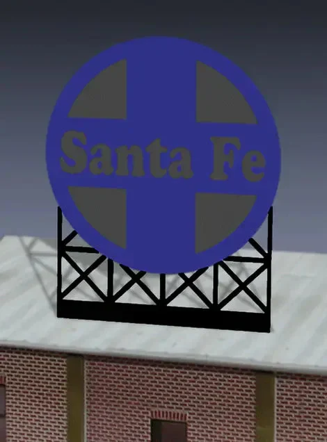 N/HO Miller Engineering Small Sante Fe Billboard 440552