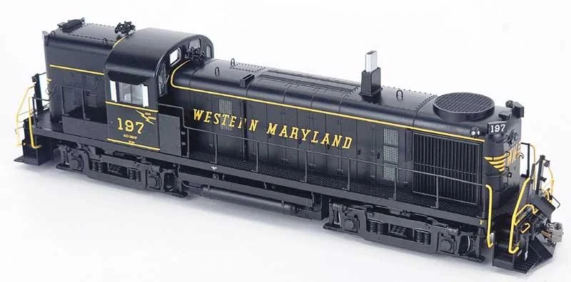 HO Bowser ALCo RS-3 Wester Maryland Phase 3 Long Hood Cab #197 - 25460