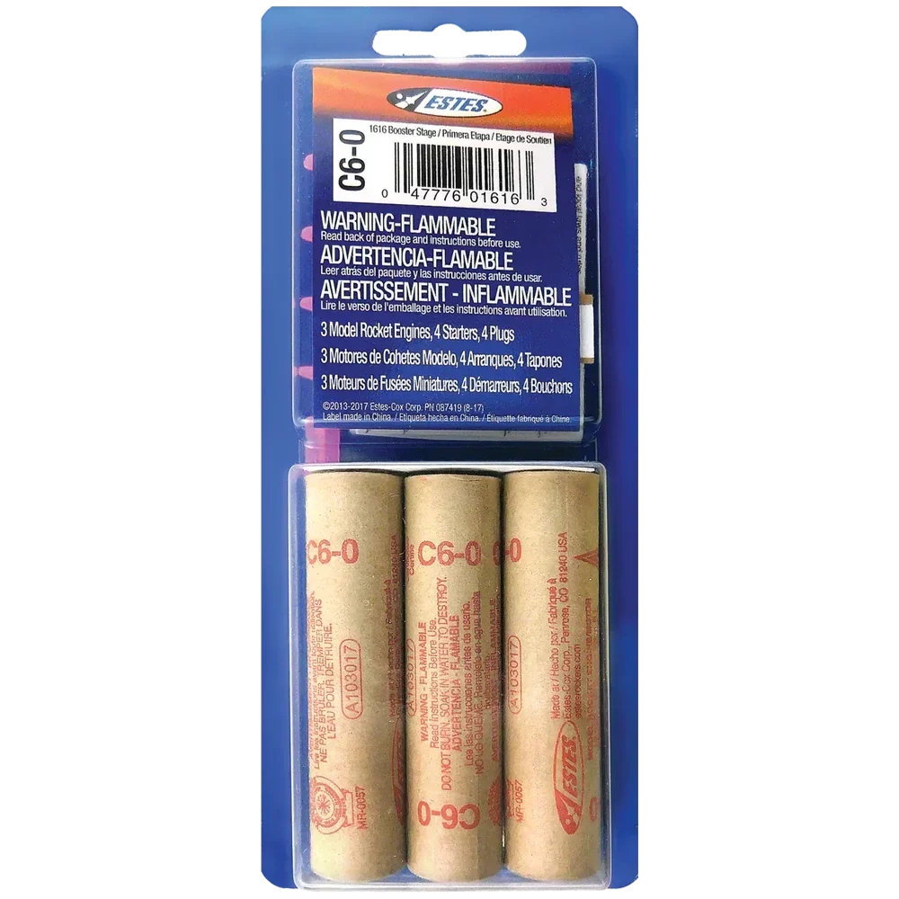 Estes Rockets C6-0 Engines 10047