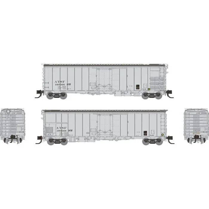 N Rapido Santa Fe RR-56 Mechanical Reefer: ATSF - Mow Service: 4-Pack 561014