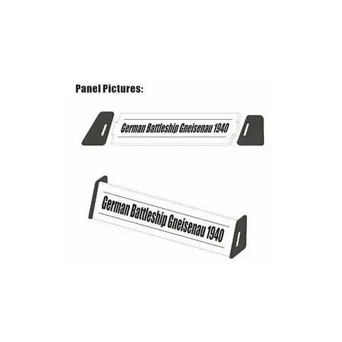 1/700 Flyhawk German Battleship Gneisenau 1940 Name Plate (For Flyhawk FH1149) 710097 - Flyhawk Models