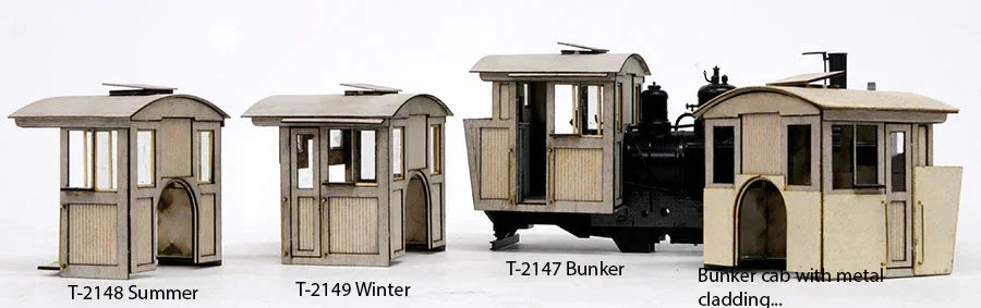 Banta Modelworks Summer Wood Cab for Bachmann Trench Loco #T2148