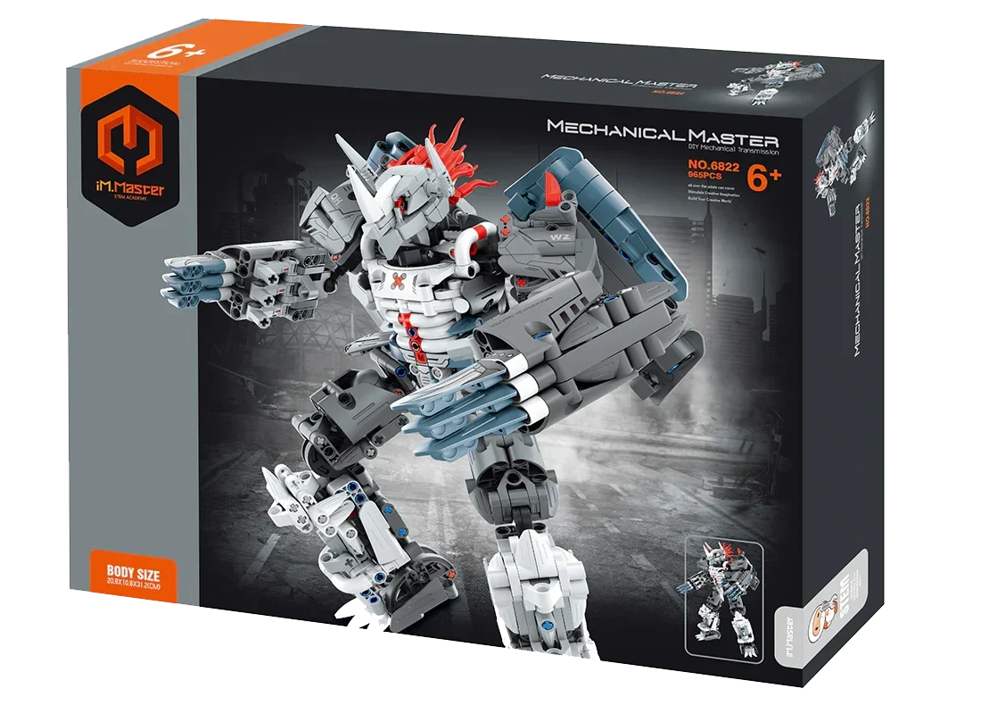 Mechanical Master Building Block Mecha - Gray (965 pcs) 6822