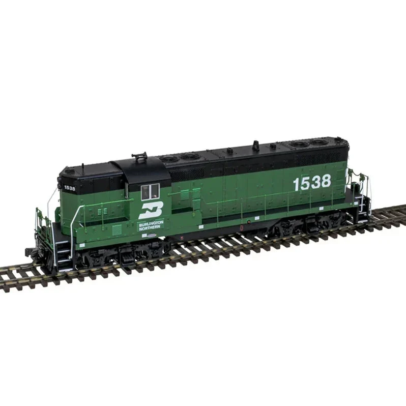 HO Atlas GP7 Gold Burlington Northern 1554 (Cascade Green/Black) 10003964 - Atlas Trains