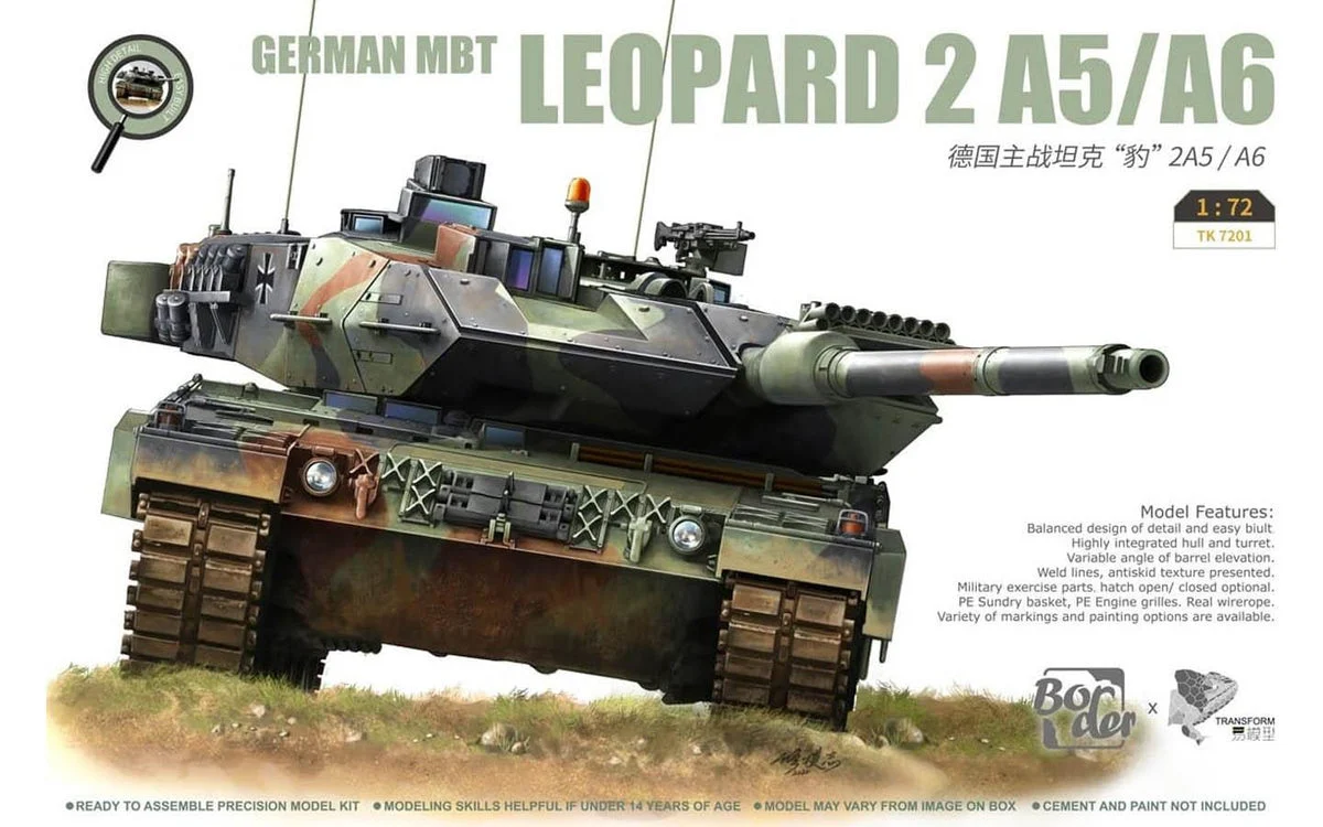 1/72 Border Model German MBT Leopard 2A5/A6 TK7201