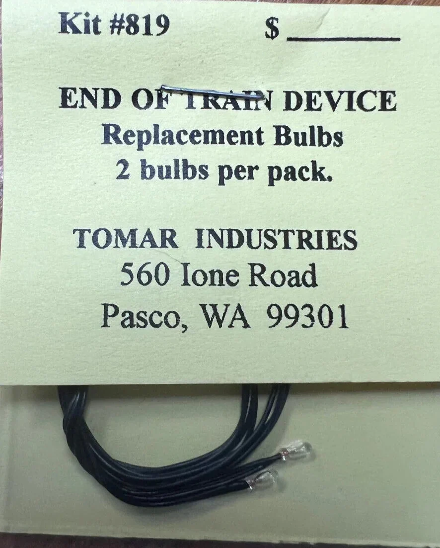 Tomar Replacement Lamps 1.5 Volt (2/pkg) 819 - Tomar Industries