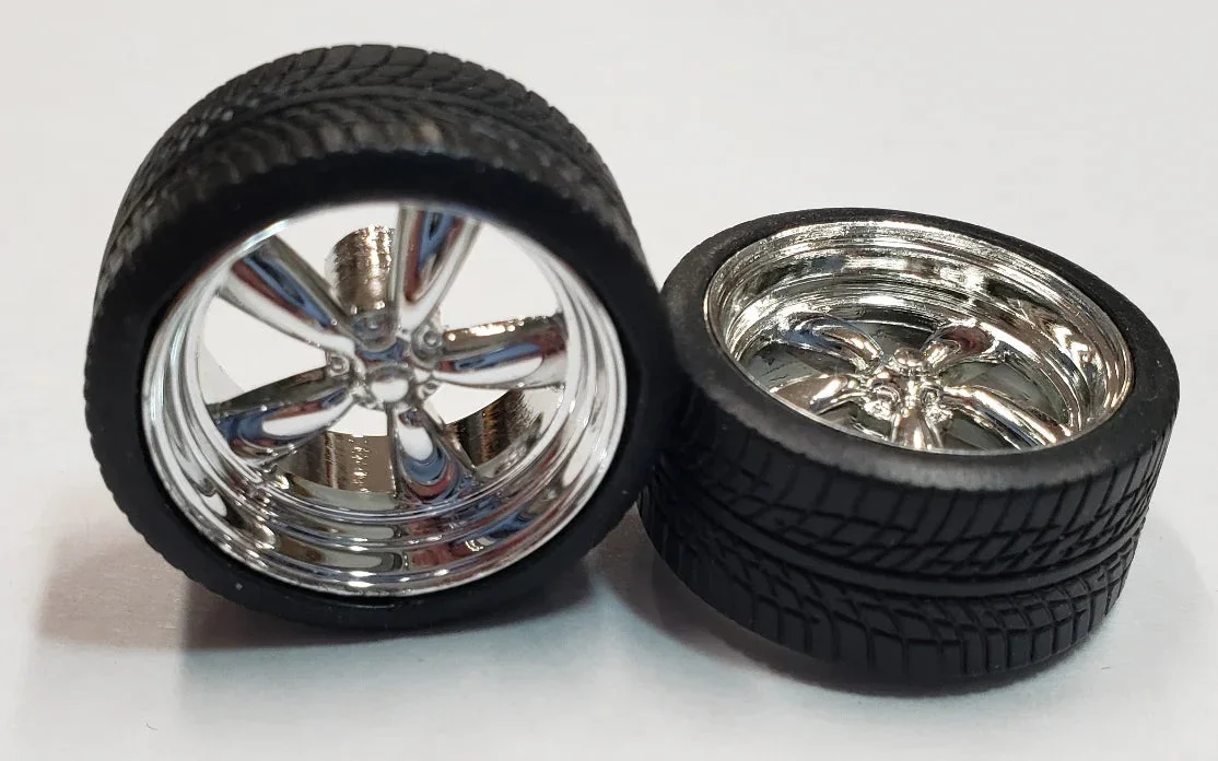 Pegasus “T’s” Chrome Rims with Tires 1274