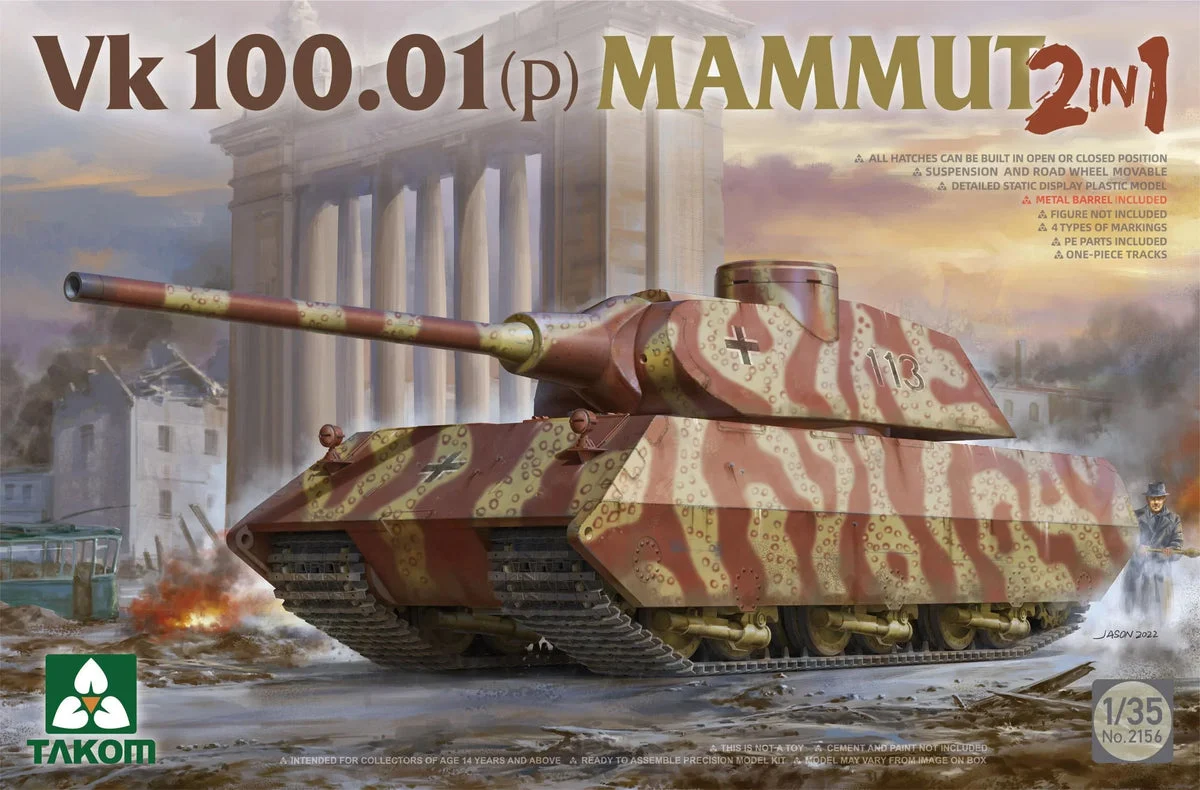 1/35 Takom Vk 100.01 (p) Mammut 2156 - Takom Models