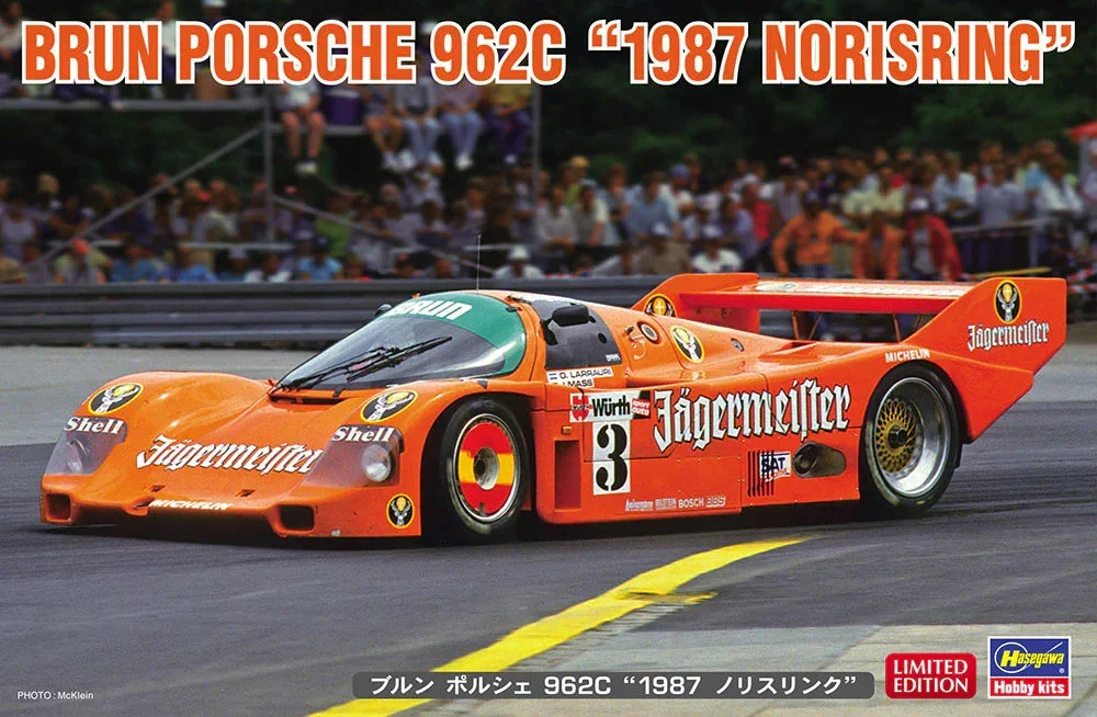 1/24 Hasegawa Brun Porsche 962C "1987 Norisring" 20557