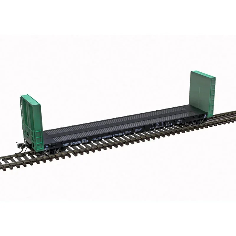 HO Atlas 51'6" Bulkhead Flat Car Duluth Winnipeg & Pacific Railway #605034 - 20007101