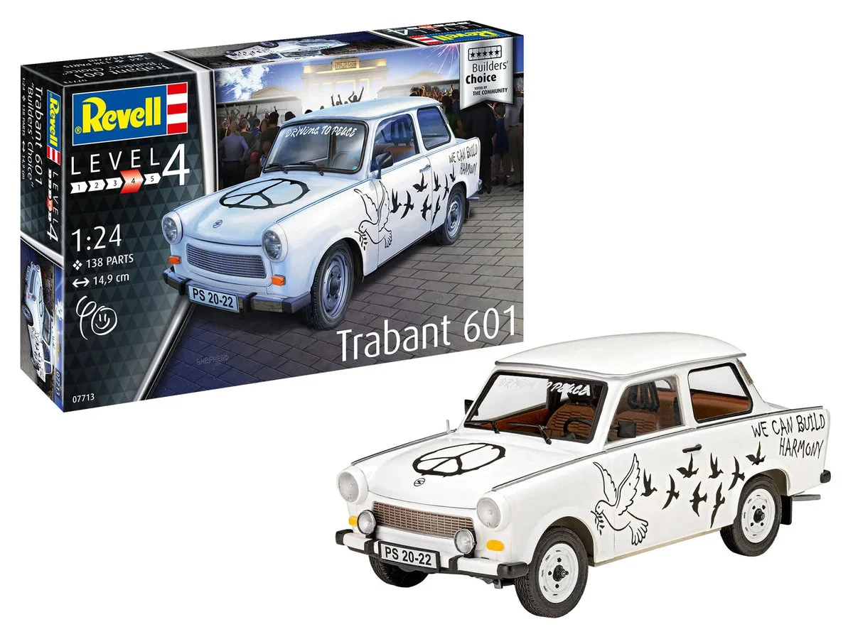 1/24 Revell Germany Trabant 601S "Builder's Choice" 07713 - Revell-Germany