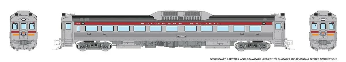 N Rapido Budd RDC-1 (Ph 1) (DC/Silent): Southern Pacific - Delivery: #10 516012