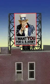 N/Z Miller Engineering Uncle Sam Billboard 339005