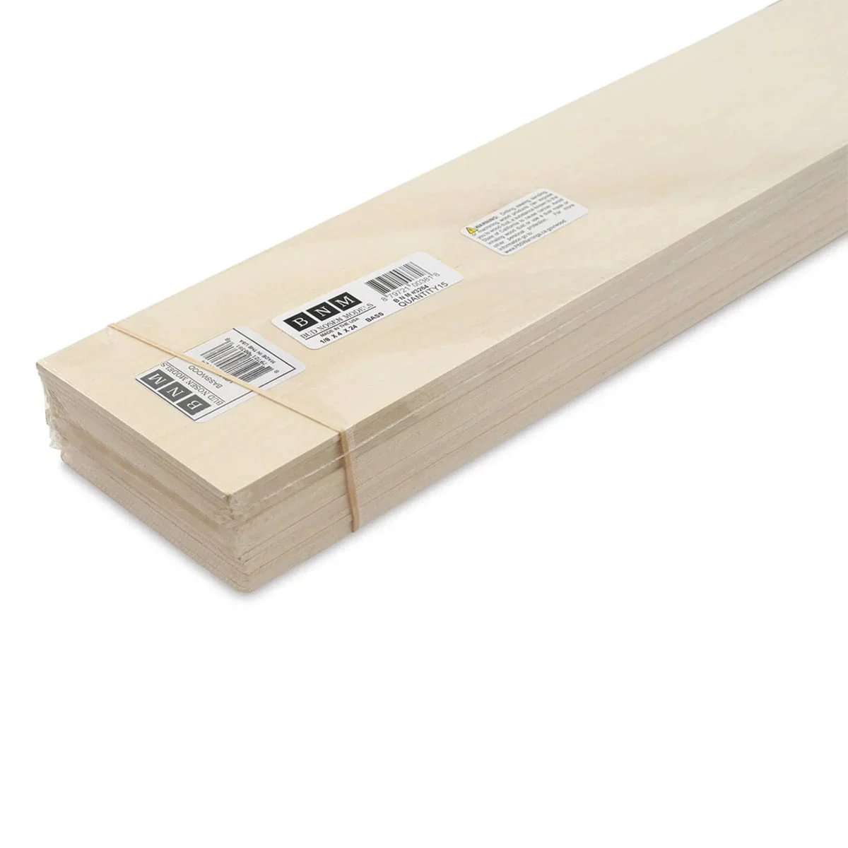Bud Nosen Basswood Sheet 1/8" x 4" x 24" (15/pkg) 3264