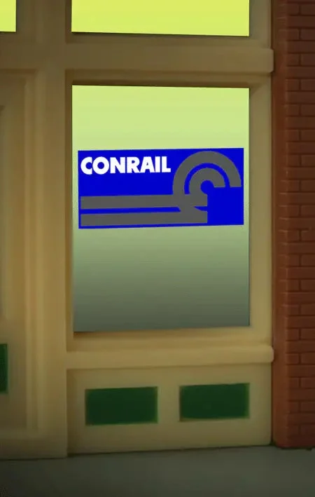 O/HO Miller Engineering Conrail Window Sign 9105