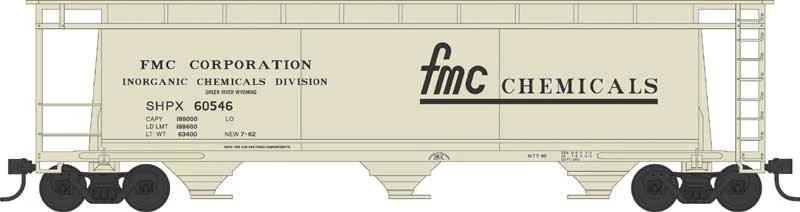 N Bowser Cylindrical Hopper FMC Chemical Road #60551 - 38142